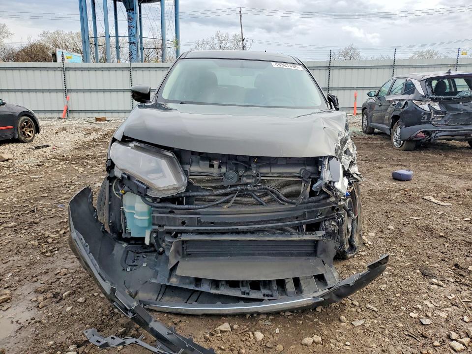 2017 Nissan Rogue VIN KNMAT2MVXHP544103 COPART salvage auction — FRONT END, Il - Salvage Certificate, sold $725 on 2026-07-10 (photo 5)
