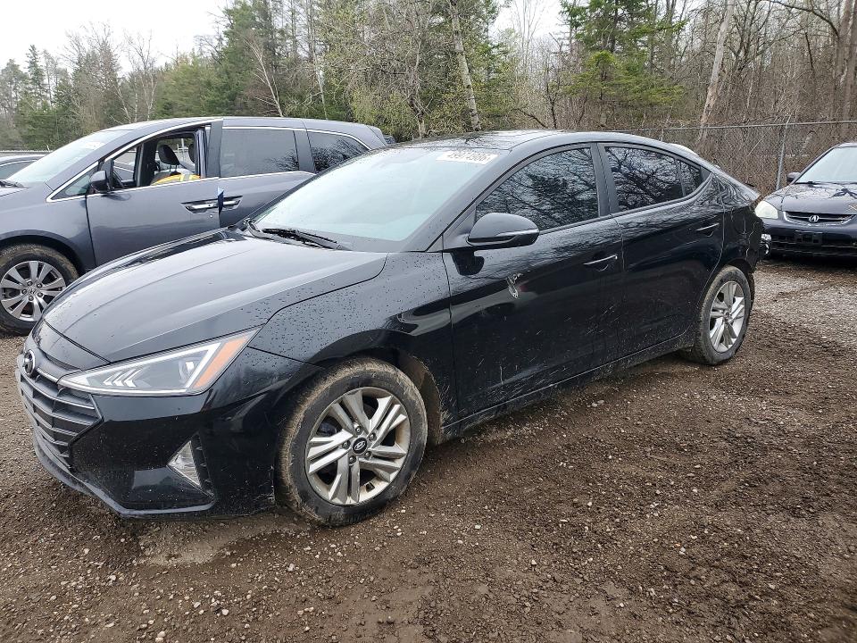 2020 Hyundai Elantra VIN KMHD84LF7LU926258 COPART salvage auction — REAR END, On - Permit Salvage, sold $2,750 on 2026-07-09 (photo 1)