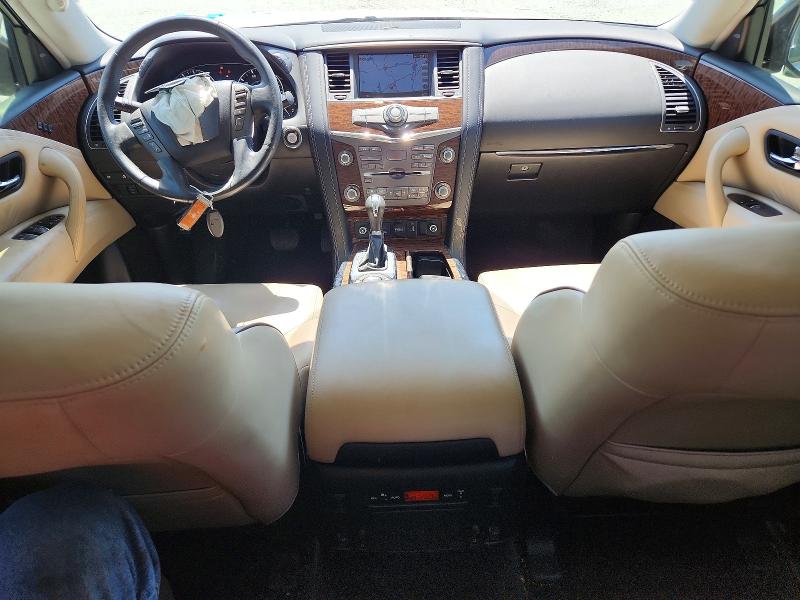 2020 Nissan Armada VIN JN8AY2NF5L9360309 COPART salvage auction — FRONT END, Sc - Cert Of Title-Salvage, sold $7,300 on 2026-07-13 (photo 8)