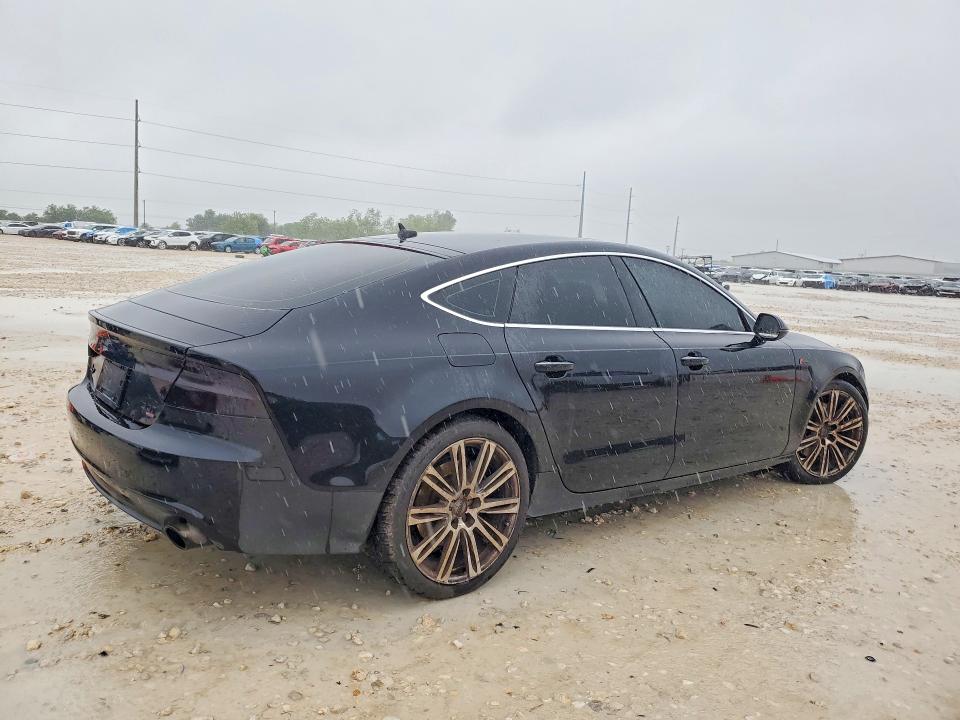 2013 Audi A7 VIN WAUYGAFC4DN052825 COPART salvage auction — REAR END, Tx - Salvage Vehicle Title, sold $600 on 2026-07-09 (photo 3)