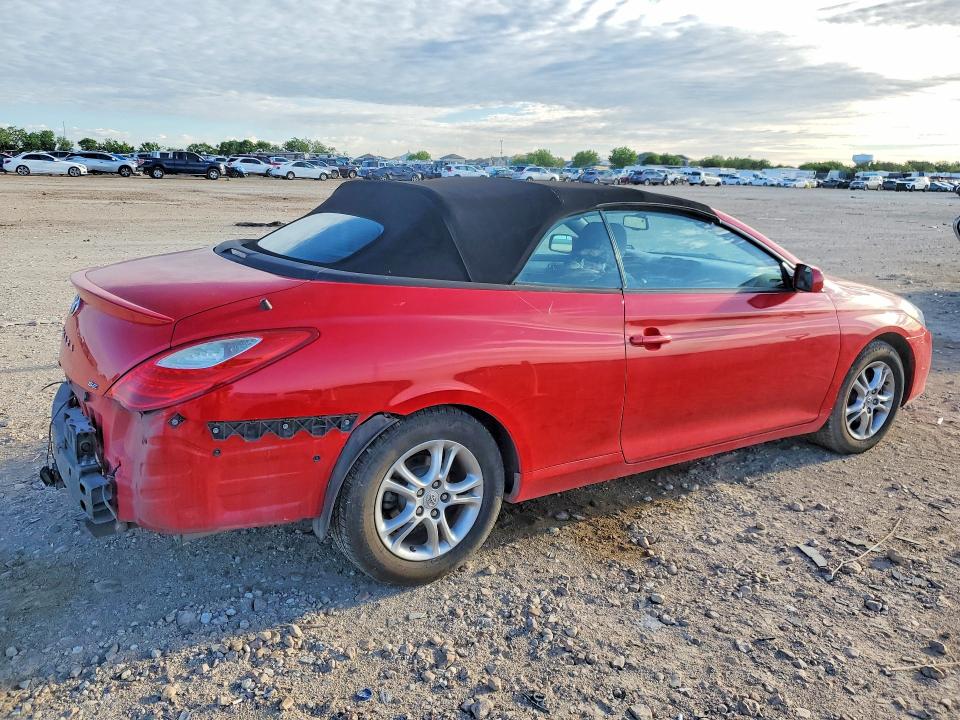 2007 Toyota Camry solara VIN 4T1FA38P57U131725 COPART salvage auction — REAR END, Tx - Salvage Vehicle Title, sold $825 on 2026-07-09 (photo 3)