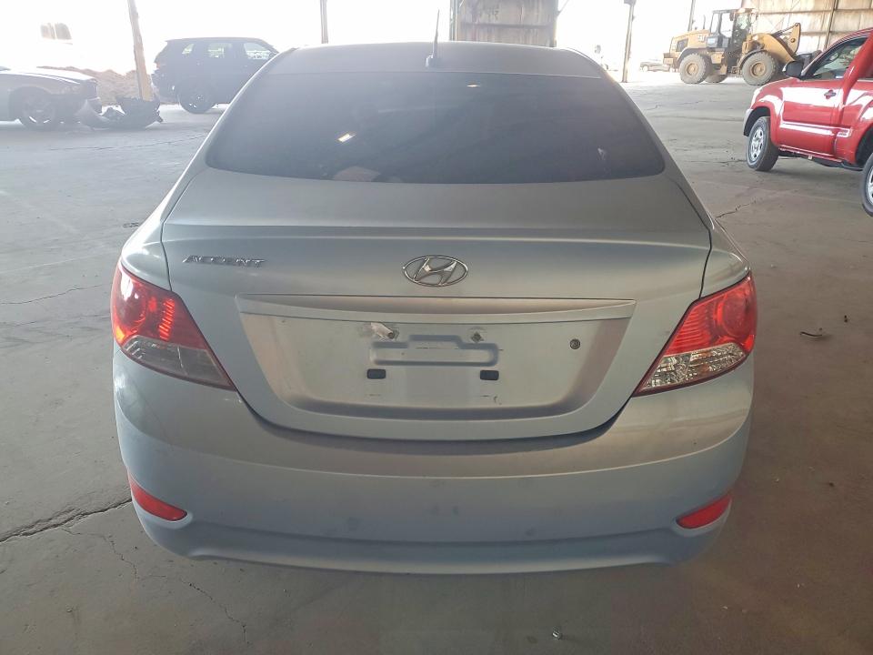 2014 Hyundai Accent VIN KMHCT4AE4EU626460 COPART salvage auction — FRONT END, Salvage Title, sold $575 on 2026-07-22 (photo 6)