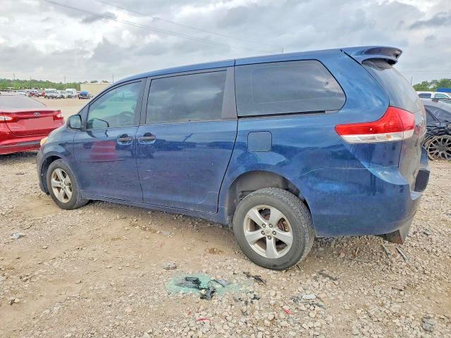 2011 Toyota Sienna VIN 5TDZK3DC4BS025040 COPART salvage auction — FRONT END, Tx - Salvage Vehicle Title, sold $1,550 on 2026-07-02 (photo 2)