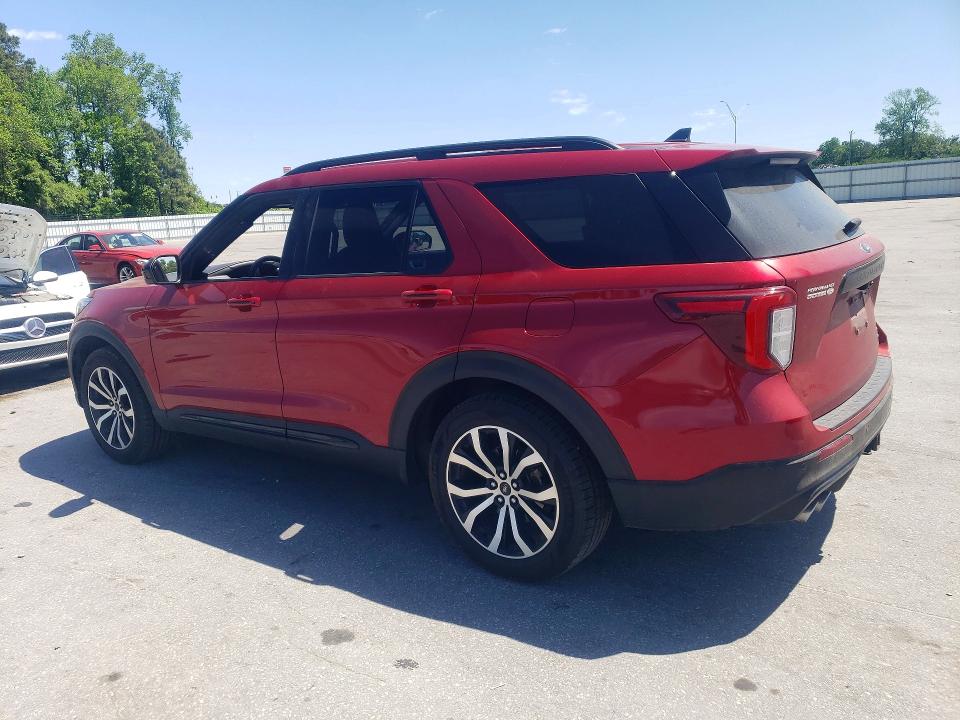 2022 Ford Explorer VIN 1FM5K7GC8NGB07350 COPART salvage auction — FRONT END, Nc - Salvage Certificate Of Title, sold $1,100 on 2026-07-09 (photo 2)