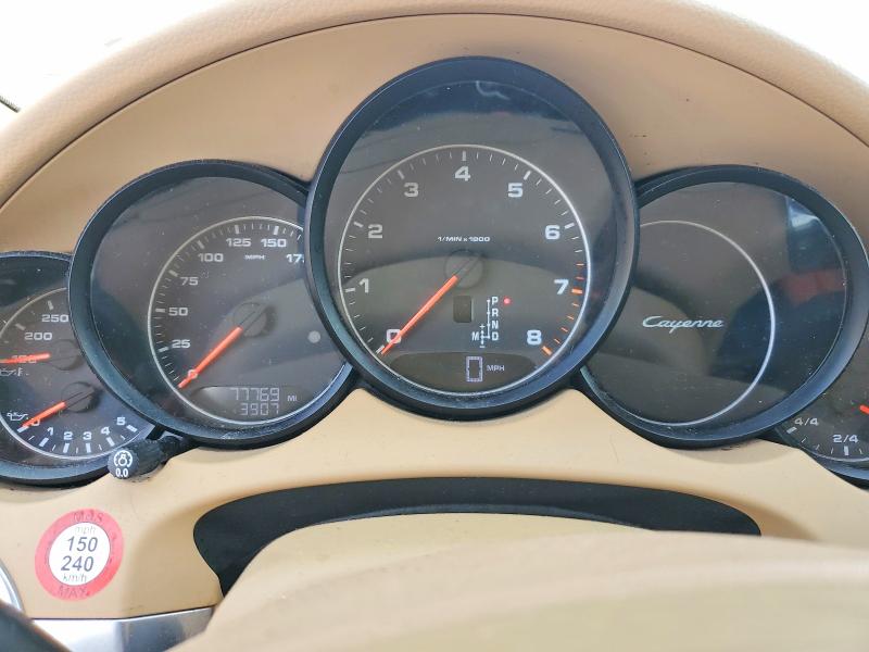 2014 Porsche Cayenne VIN WP1AA2A29ELA03206 COPART salvage auction — REAR END, Id - Salvage Certificate Of Title, sold $2,150 on 2026-07-31 (photo 9)