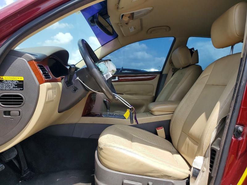 2013 Hyundai Genesis VIN KMHGC4DD4DU227440 COPART salvage auction — FRONT END, Tx - Salvage Vehicle Title, sold $425 on 2026-07-28 (photo 7)