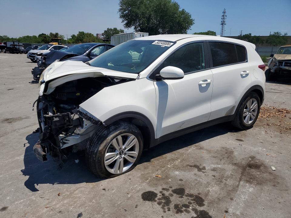 2019 Kia Sportage VIN KNDPM3AC4K7525084 COPART salvage auction — FRONT END, Salvage Title, sold $525 on 2026-07-30 (photo 1)
