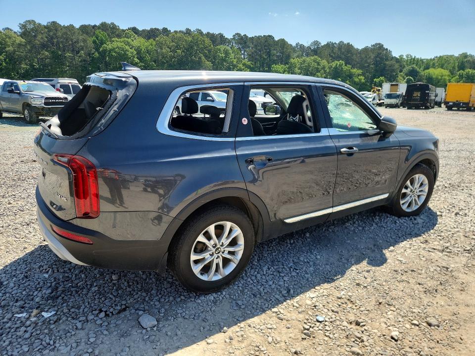 2021 Kia Telluride VIN 5XYP2DHC2MG106108 COPART salvage auction — MECHANICAL, Ms - Certificate Of Title (P), sold $5,900 on 2026-07-27 (photo 3)