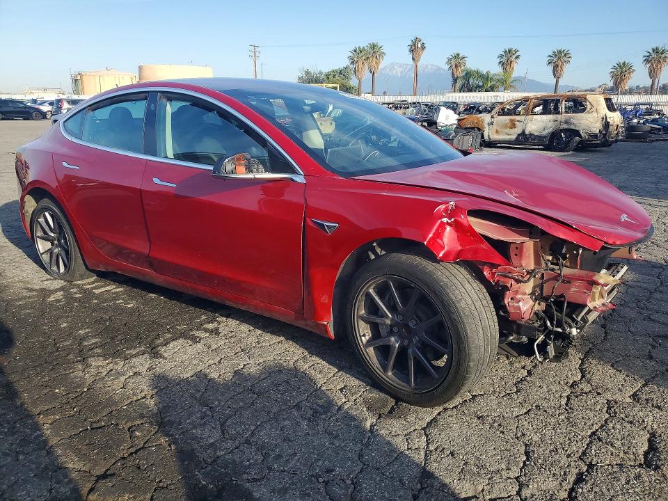 2019 Tesla Model 3 VIN 5YJ3E1EA5KF298930 COPART salvage auction — FRONT END, Ca - Salvage Certificate, sold $2,050 on 2026-07-02 (photo 4)