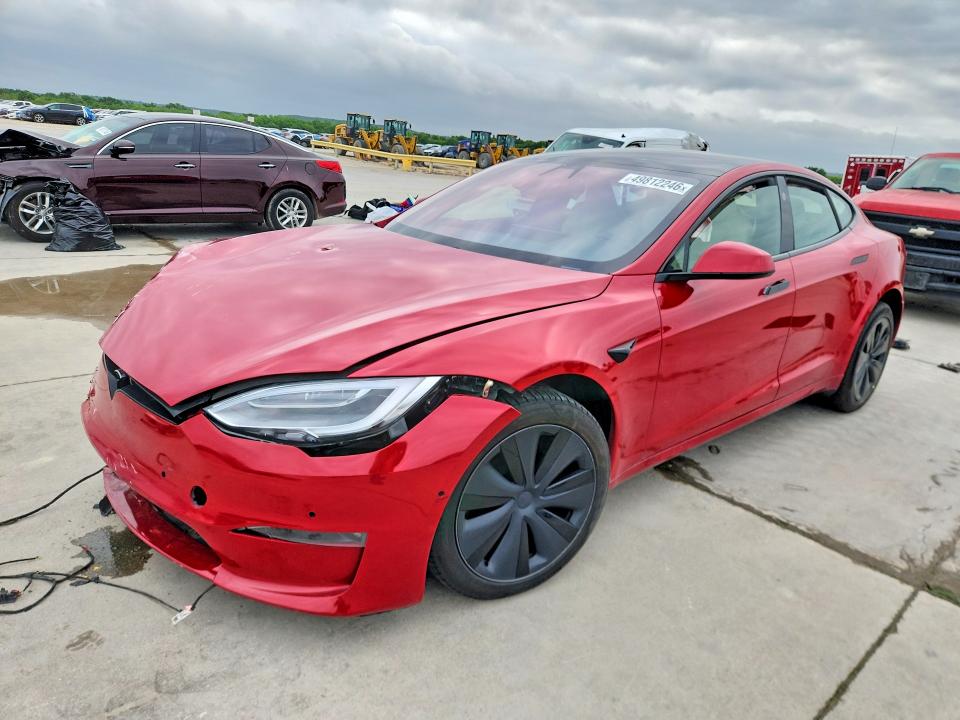 2021 Tesla Model s VIN 5YJSA1E65MF438657 — COPART salvage auction photo