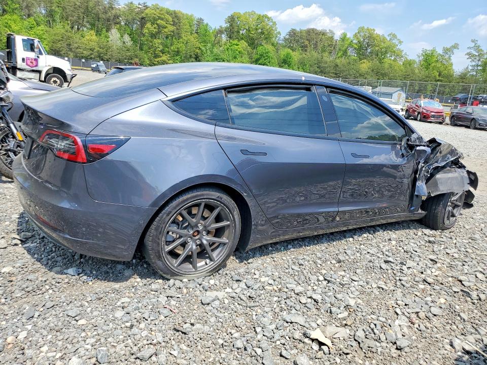 2021 Tesla Model 3 VIN 5YJ3E1EA0MF015949 COPART salvage auction — FRONT END, Md - Cert Of Salvage > 75% Damage, sold $4,700 on 2026-07-17 (photo 3)