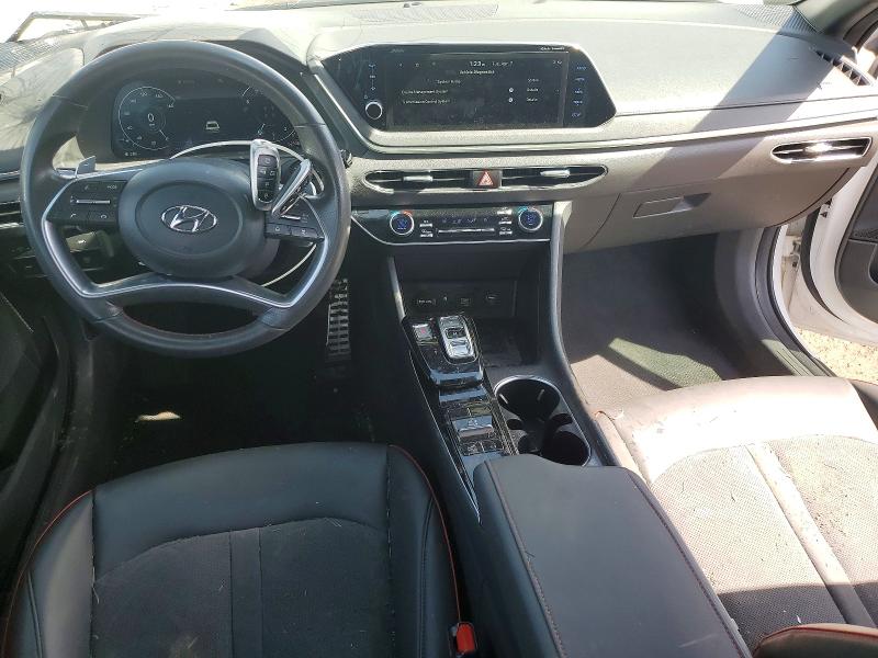 2022 Hyundai Sonata VIN KMHL44J25NA236908 COPART salvage auction — SIDE, Il - Salvage Certificate, sold $4,200 on 2026-07-07 (photo 8)