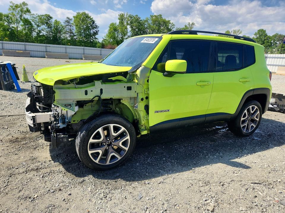 2018 Jeep VIN ZACCJBBB7JPG76123 COPART salvage auction — FRONT END, Sc - Cert Of Title-Salvage, sold $475 on 2026-07-27 (photo 1)