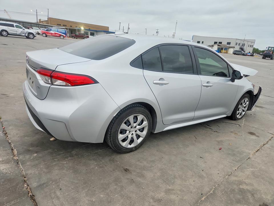 2022 Toyota Corolla VIN JTDEPMAE9N3009997 COPART salvage auction — FRONT END, Tx - Certificate Of Title, sold $3,150 on 2026-07-23 (photo 3)