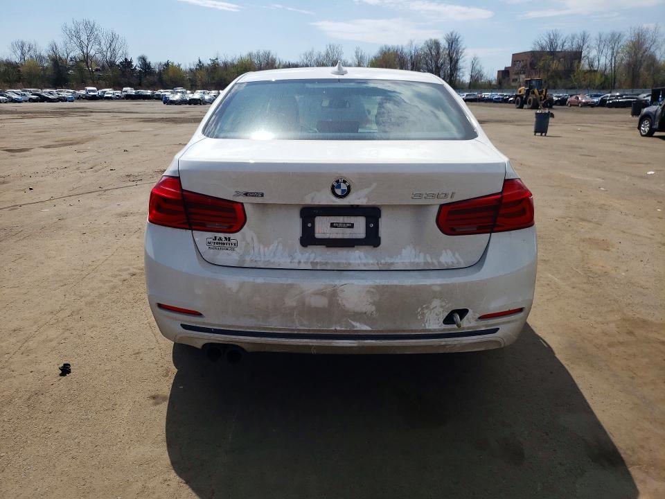 2018 BMW 3er VIN WBA8D9C56JEB35832 COPART salvage auction — FRONT END, Salvage Title, sold $1,650 on 2026-07-31 (photo 6)