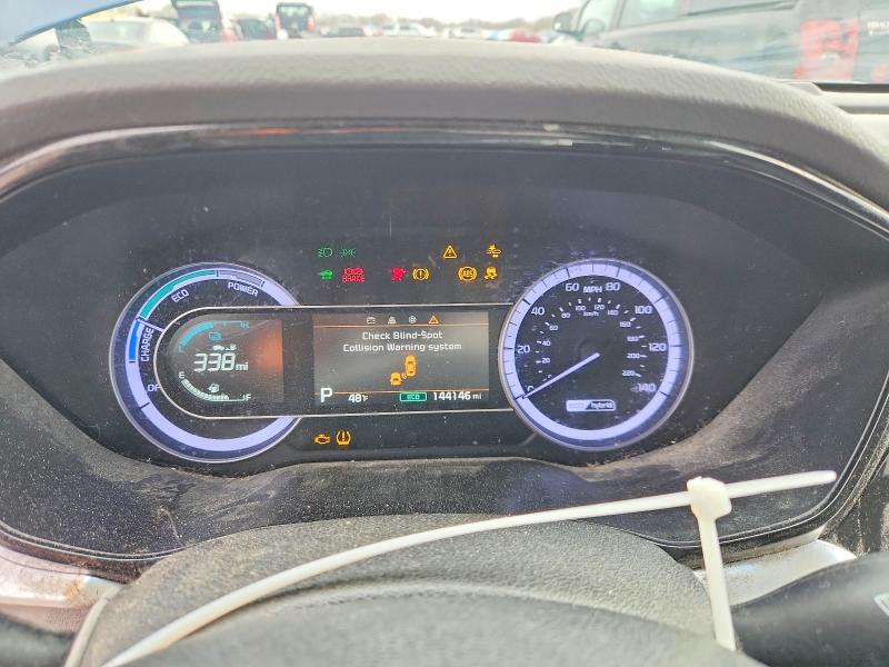 2020 Kia Niro VIN KNDCB3LC2L5375507 COPART salvage auction — FRONT END, Il - Salvage Certificate, sold $4,200 on 2026-07-27 (photo 9)