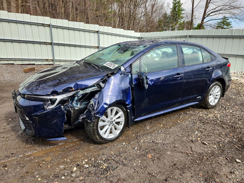 2025 Toyota Corolla VIN JTDBDMHE6S3023434 COPART salvage auction — ROLLOVER, Salvage Title, sold $200 on 2026-07-27 (photo 1)