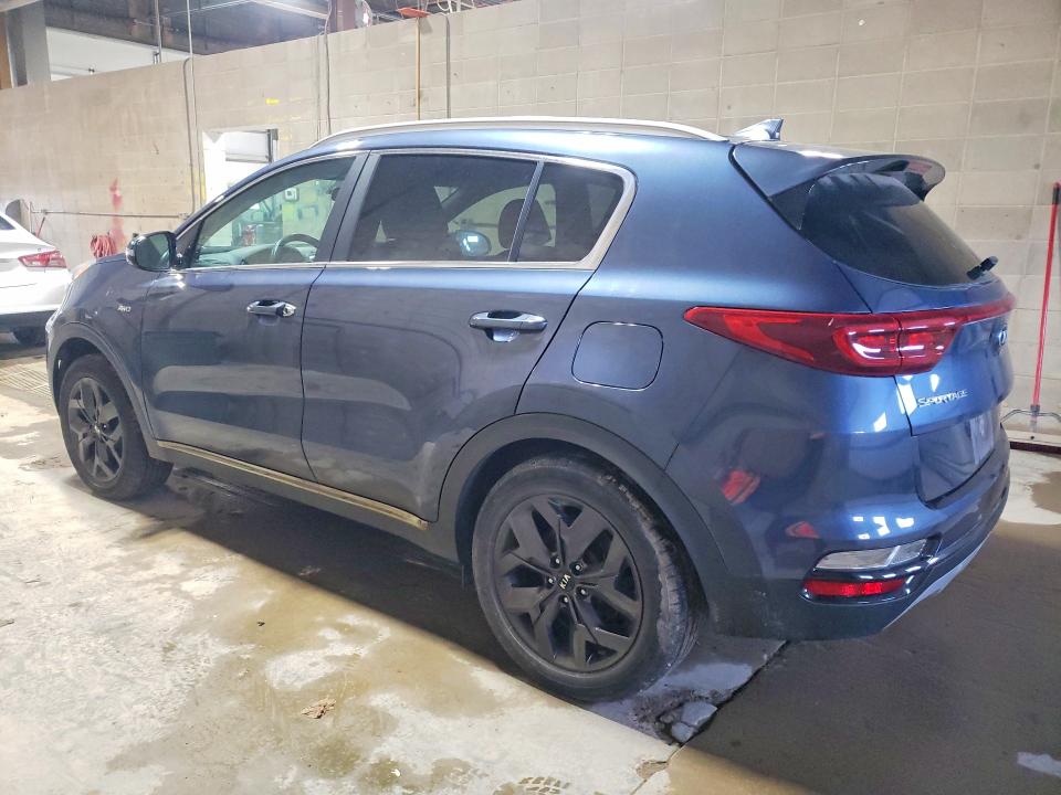 2021 Kia Sportage VIN KNDP6CAC3M7905983 COPART salvage auction — VANDALISM, Mn - Cert Of Title-Salvage, sold $300 on 2026-07-30 (photo 2)