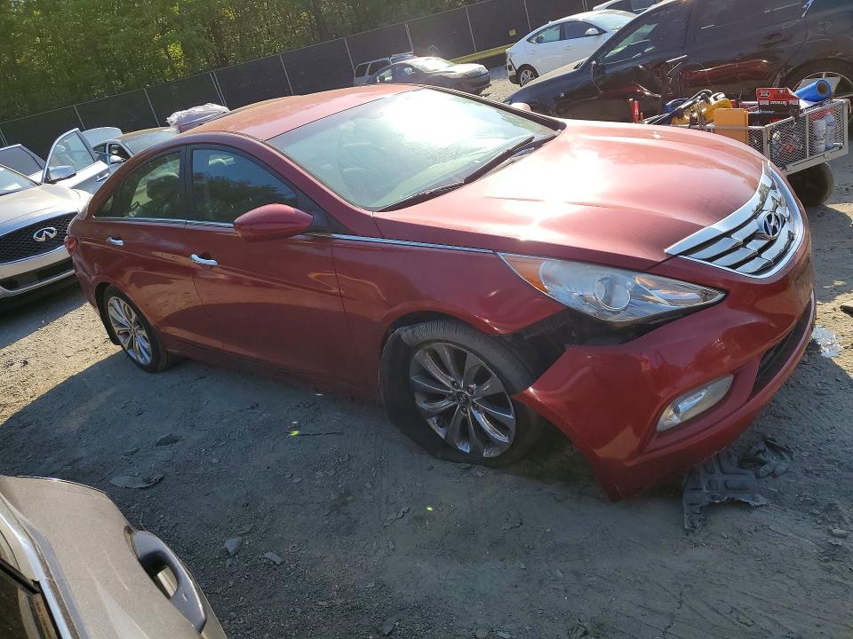 2012 Hyundai Sonata VIN 5NPEC4AC9CH384672 COPART salvage auction — FRONT END, Md - Cert Of Salvage < 75% Damage, sold $650 on 2026-07-24 (photo 4)