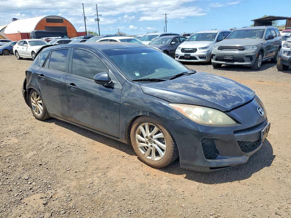 2013 Mazda 3 VIN JM1BL1L73D1753326 COPART salvage auction — REAR END, Hi - Bill Of Sale - Parts Only, sold $1 on 2026-07-29 (photo 4)