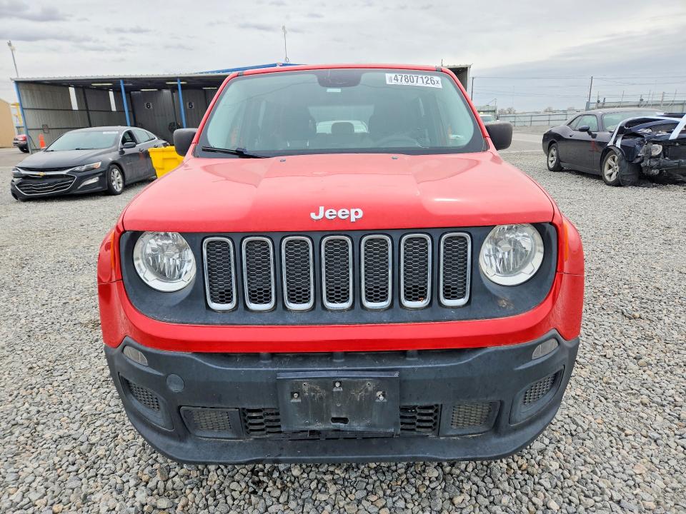 2015 Jeep Renegade VIN ZACCJBAH0FPB71505 COPART salvage auction — HAIL, Co - Certificate Of Title, sold $4,000 on 2026-08-13 (photo 5)