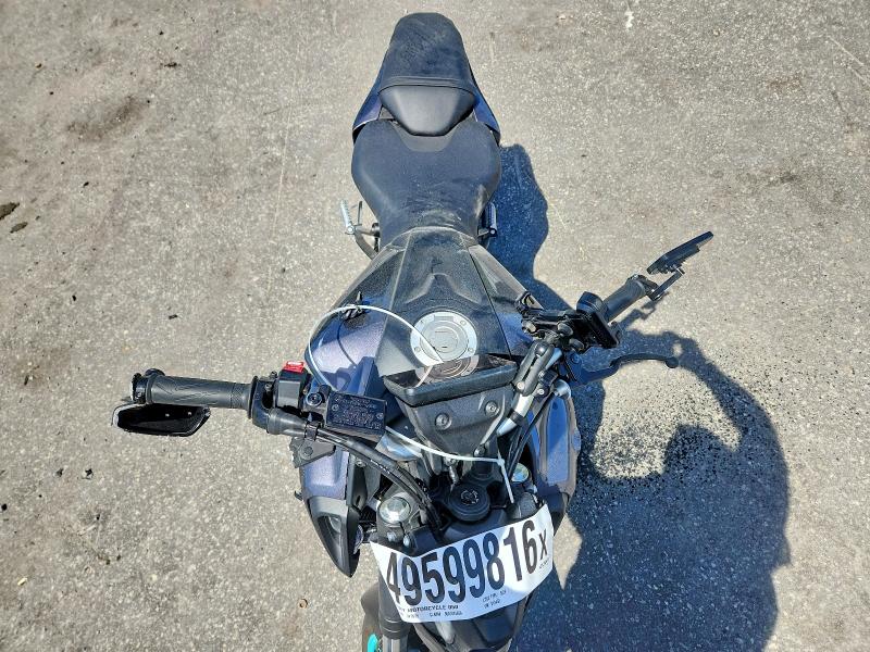 2024 Yamaha Mt07 VIN JYARM32E7RA010453 COPART salvage auction — ALL OVER, Nc - Salvage Certificate Of Title, sold $3,150 on 2026-07-23 (photo 5)