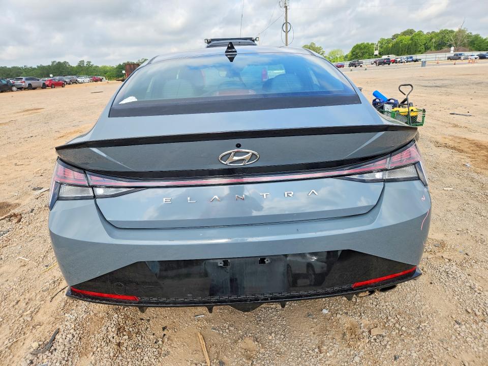 2022 Hyundai Elantra VIN KMHLR4AF1NU325670 COPART salvage auction — FRONT END, AL, sold $250 on 2026-07-21 (photo 6)