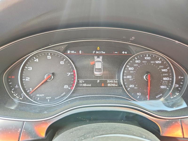 2018 Audi A6 VIN WAUF8AFC0JN106105 COPART salvage auction — FRONT END, Salvage Title, sold $5,700 on 2026-08-03 (photo 9)