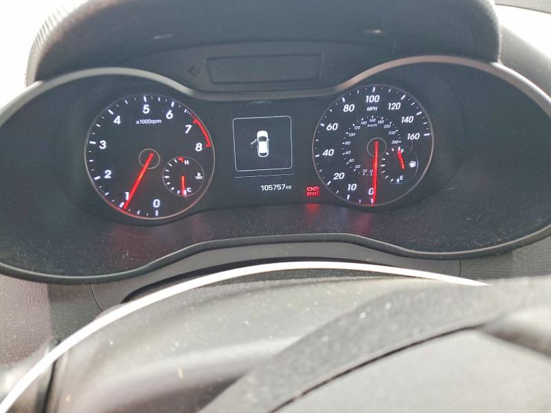 2016 Hyundai Veloster VIN KMHTC6AE8GU286163 COPART salvage auction — FRONT END, Id - Salvage Certificate Of Title, sold $2,000 on 2026-07-10 (photo 9)