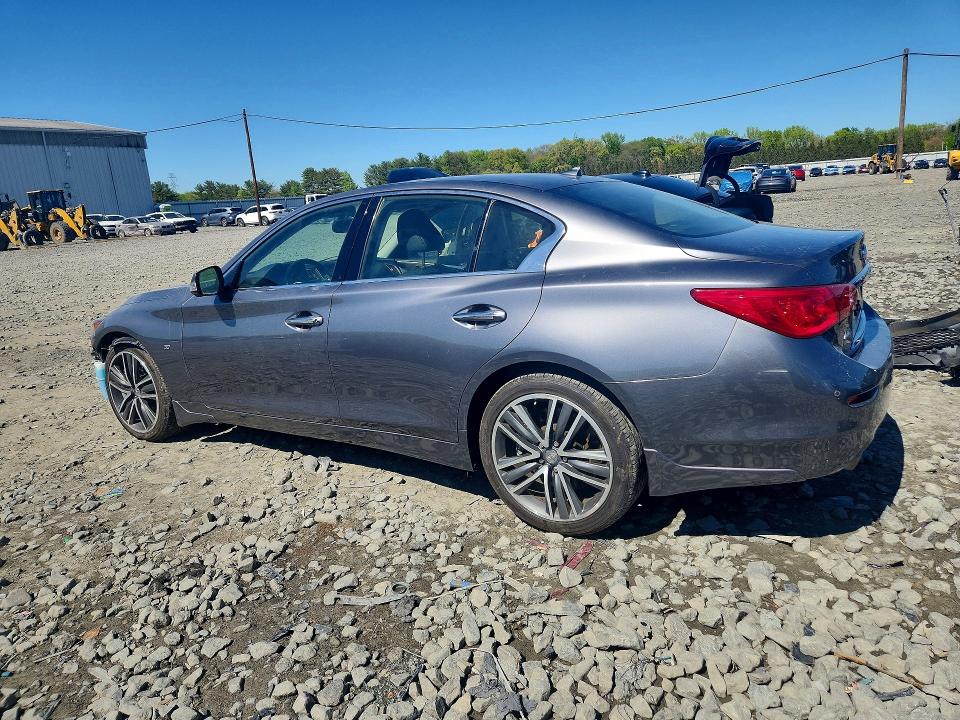 2015 Infiniti Q50 VIN JN1BV7AR8FM403924 COPART salvage auction — FRONT END, Nj - Cert Of Title-Salvage, sold $5,700 on 2026-07-22 (photo 2)
