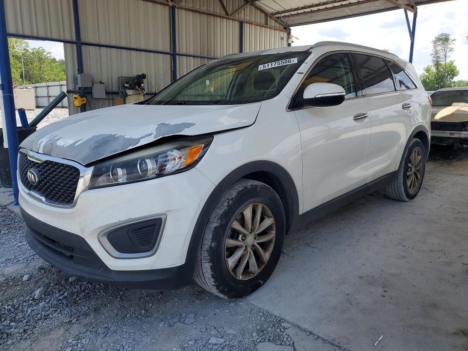 2018 Kia Sorento VIN 5XYPG4A31JG431520 COPART salvage auction — FRONT END, Ga - Certificate Of Title, sold $1,900 on 2026-07-09 (photo 1)