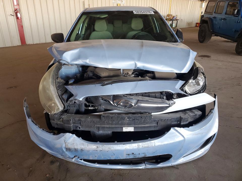 2014 Hyundai Accent VIN KMHCT4AE4EU626460 COPART salvage auction — FRONT END, Salvage Title, sold $575 on 2026-07-22 (photo 5)