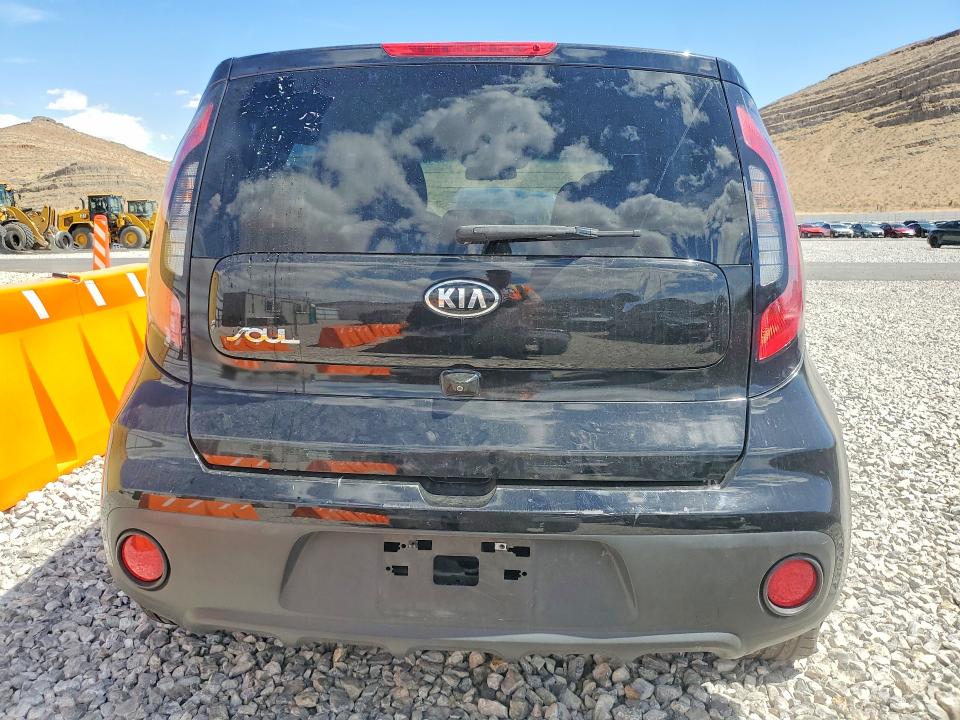 2019 Kia Soul VIN KNDJN2A27K7661231 COPART salvage auction — VANDALISM, Nv - Salvage Title, sold $1,300 on 2026-07-13 (photo 6)