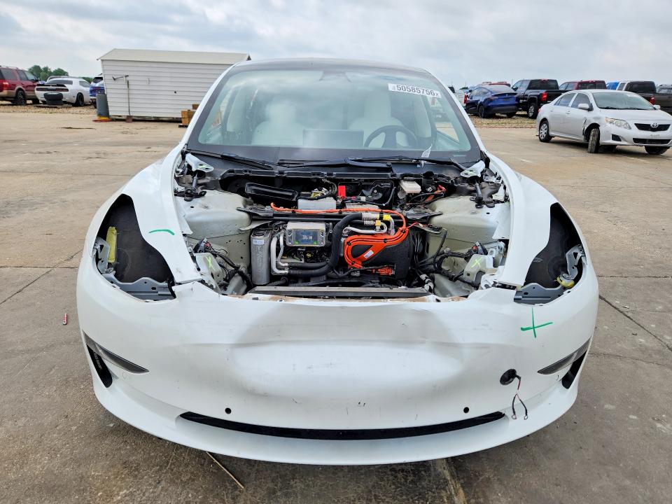 2022 Tesla Model 3 VIN 5YJ3E1EB8NF270259 COPART salvage auction — FRONT END, Tx - Certificate Of Title, sold $13,900 on 2026-07-02 (photo 5)