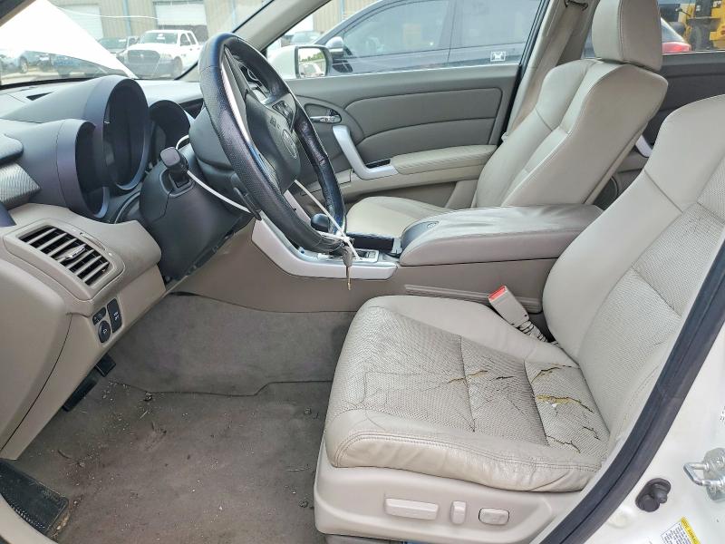 2009 Acura Rdx VIN 5J8TB18559A000596 COPART salvage auction — SIDE, Tx - Salvage Vehicle Title, sold $725 on 2026-07-02 (photo 7)