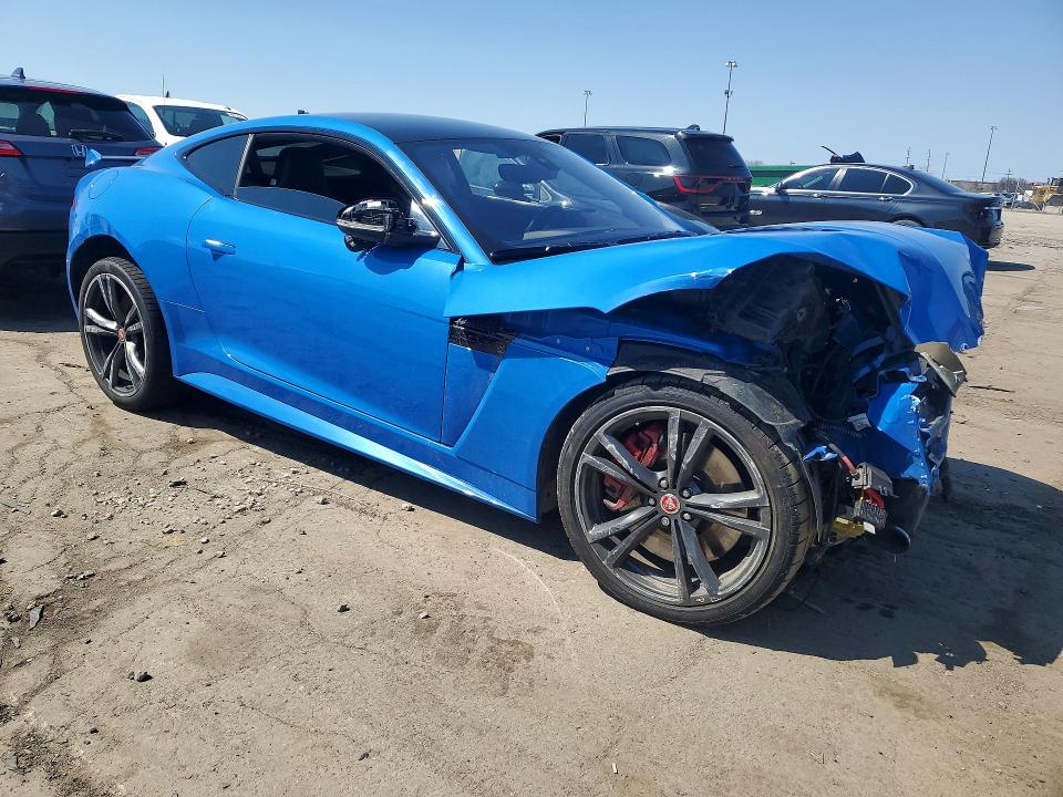 2017 Jaguar F-type VIN SAJWJ6J8XHMK45134 COPART salvage auction — FRONT END, Mi - Certificate Of Title, sold $10,600 on 2026-07-10 (photo 4)