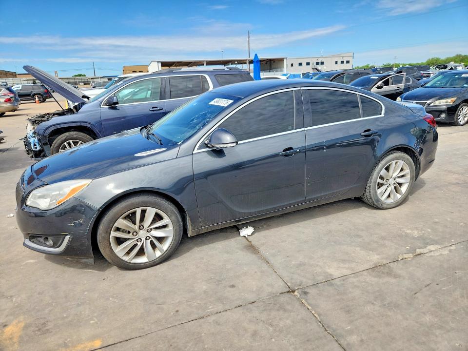 2016 Buick Regal VIN 2G4GK5EX7G9206388 COPART salvage auction — HAIL, Tx - Cert Of Title-Rebuilt Salvage, sold $1,050 on 2026-07-09 (photo 1)