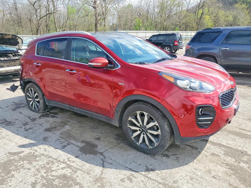 2017 Kia Sportage VIN KNDPNCACXH7152235 COPART salvage auction — SIDE, Oh - Certificate Of Title, sold $2,750 on 2026-07-16 (photo 4)