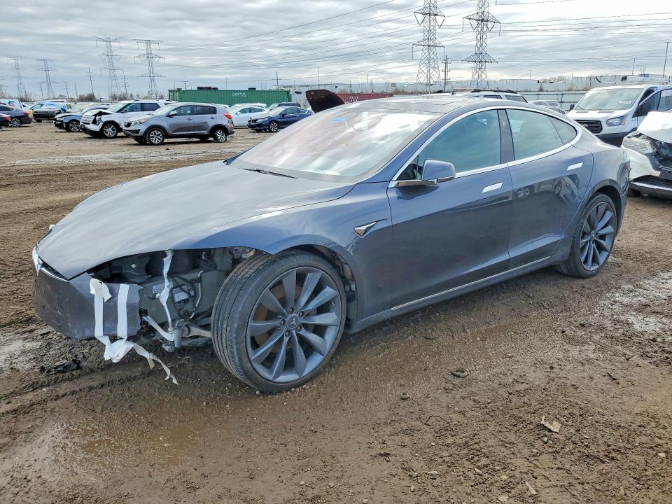 2018 Tesla VIN 5YJSA1E26JF243496 COPART salvage auction — FRONT END, Il - Salvage Certificate, sold $9,700 on 2026-07-02 (photo 1)