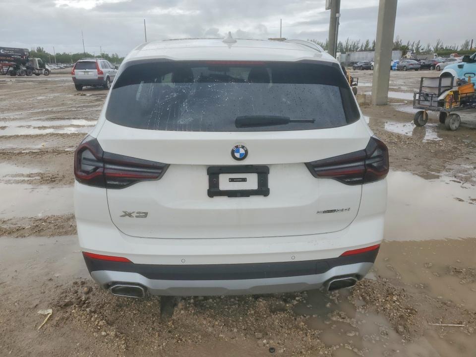 2024 BMW X3 VIN 5UX43DP00R9W78051 COPART salvage auction — SIDE, FL - CERTIFICATE OF DESTRUCTION, sold $14,800 on 2026-07-02 (photo 6)