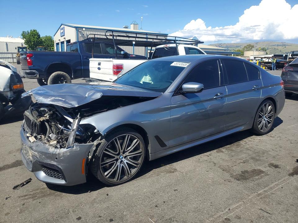 2020 BMW 5er VIN WBAJS1C01LWW66251 COPART salvage auction — FRONT END, Ca - Salvage Certificate, sold $14,800 on 2026-07-09 (photo 1)