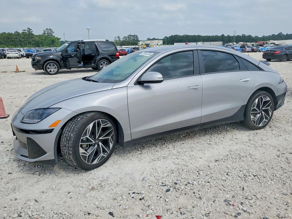 2024 Hyundai Ioniq 6 VIN KMHM34AC5RA066653 COPART salvage auction — SIDE, Tx - Certificate Of Title, sold $14,500 on 2026-07-07 (photo 1)