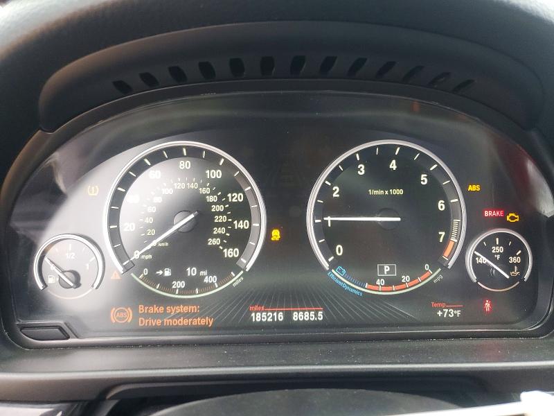 2014 BMW 5er VIN WBA5B1C52ED475935 COPART salvage auction — FRONT END, Tx - Salvage Vehicle Title, sold $1,499 on 2026-07-02 (photo 9)