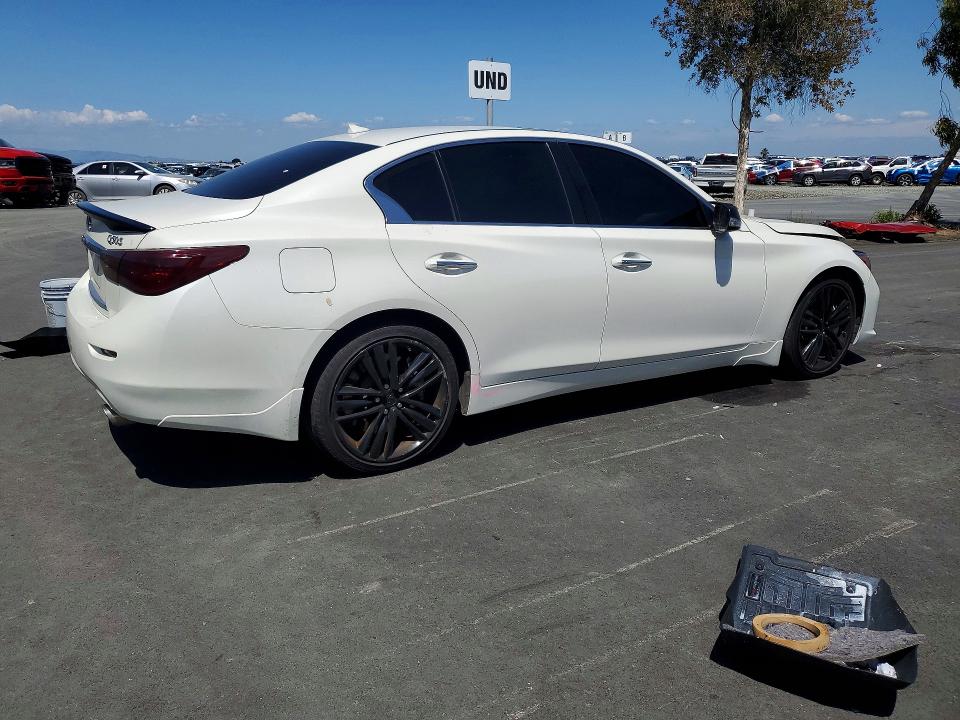 2017 Infiniti Q50 VIN JN1EV7AP8HM731701 COPART salvage auction — VANDALISM, Salvage Title, sold $1,200 on 2026-07-20 (photo 3)
