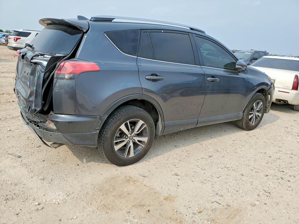 2018 Toyota Rav 4 VIN JTMWFREV2JD122838 COPART salvage auction — REAR END, Tx - Salvage Vehicle Title, sold $15 on 2026-07-30 (photo 3)