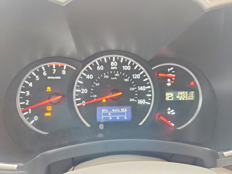 2014 Nissan Quest VIN JN8AE2KP7E9105377 COPART salvage auction — FRONT END, TX - CERTIFICATE OF TITLE, sold $525 on 2026-07-24 (photo 9)