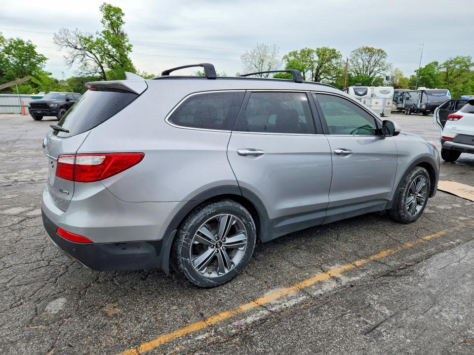 2016 Hyundai Santa fe VIN KM8SRDHF8GU133456 COPART salvage auction — HAIL, Ia - Cert Of Title-Salvage Title, sold $1,300 on 2026-07-06 (photo 3)