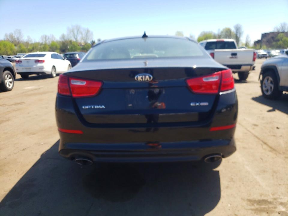2014 Kia Optima VIN 5XXGN4A70EG336000 COPART salvage auction — FRONT END, Ct - Cert Of Title-Salvage, sold $775 on 2026-07-17 (photo 6)