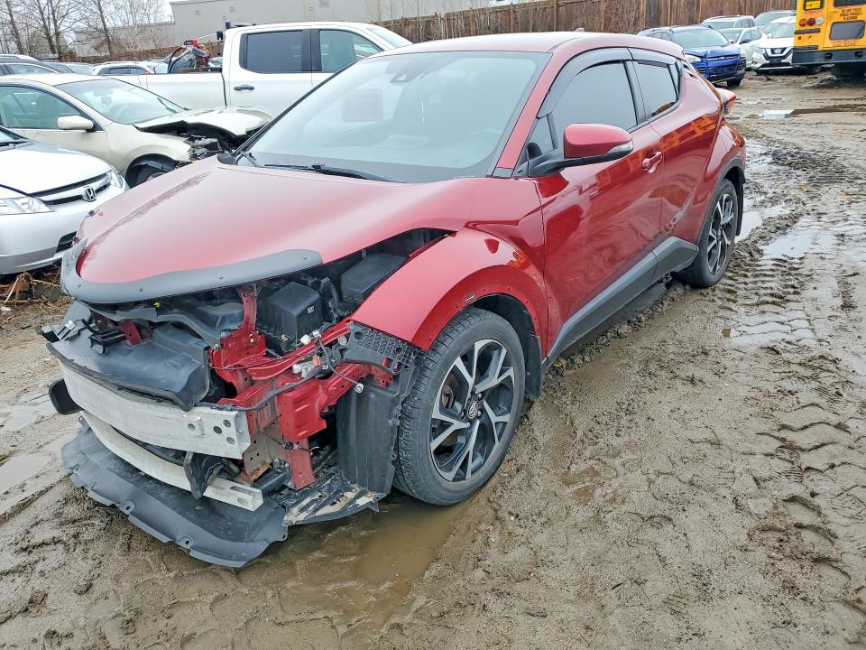 2018 Toyota C-hr VIN NMTKHMBX6JR065158 COPART salvage auction — FRONT END, ON - PERMIT SALVAGE, sold $5,700 on 2026-07-14 (photo 1)