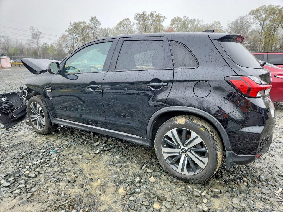 2022 Mitsubishi Outlander VIN JA4APUAU7NU016554 COPART salvage auction — FRONT END, Md - Cert Of Salvage > 75% Damage, sold $3,350 on 2026-07-10 (photo 2)